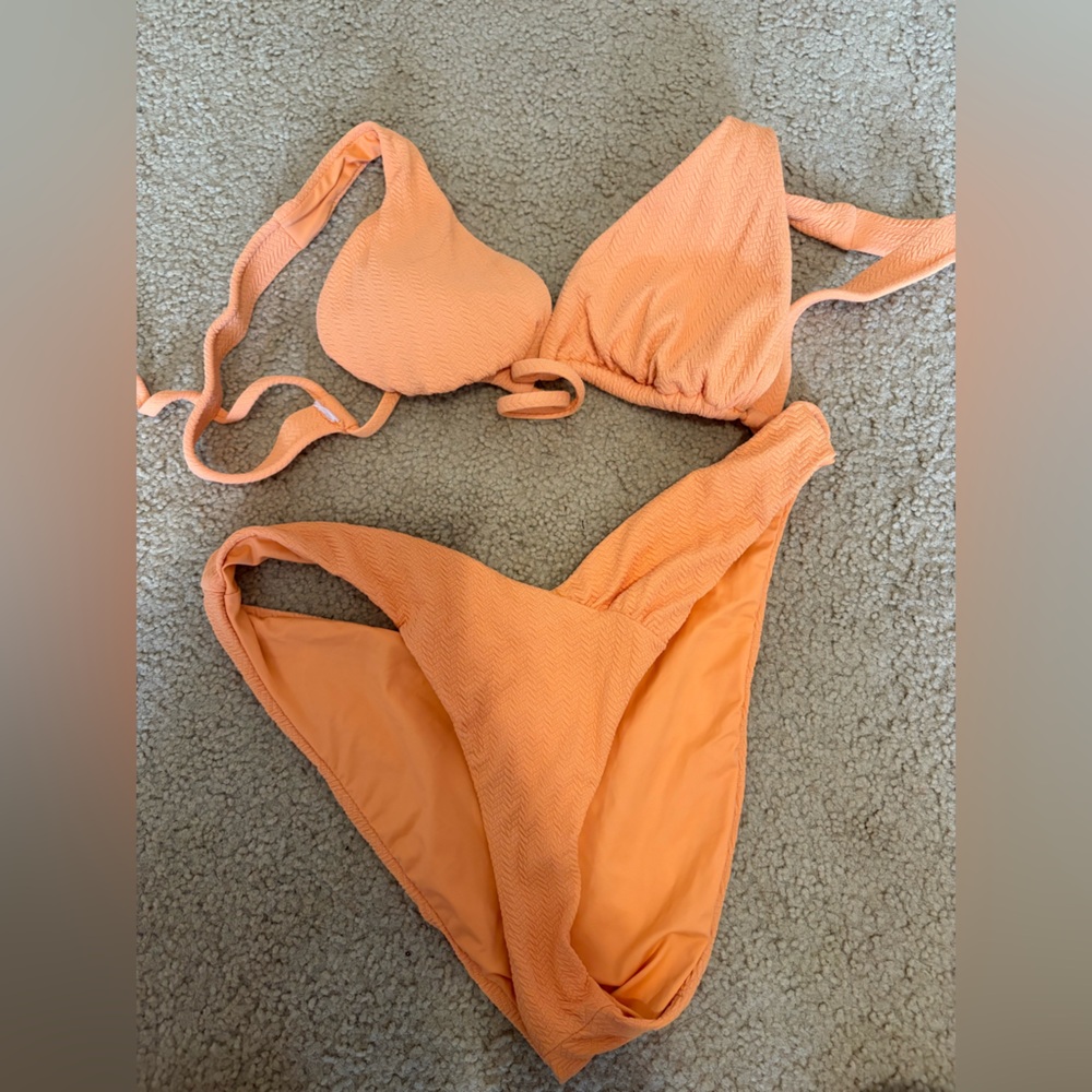 Dippin daisys Orange Bikini Set